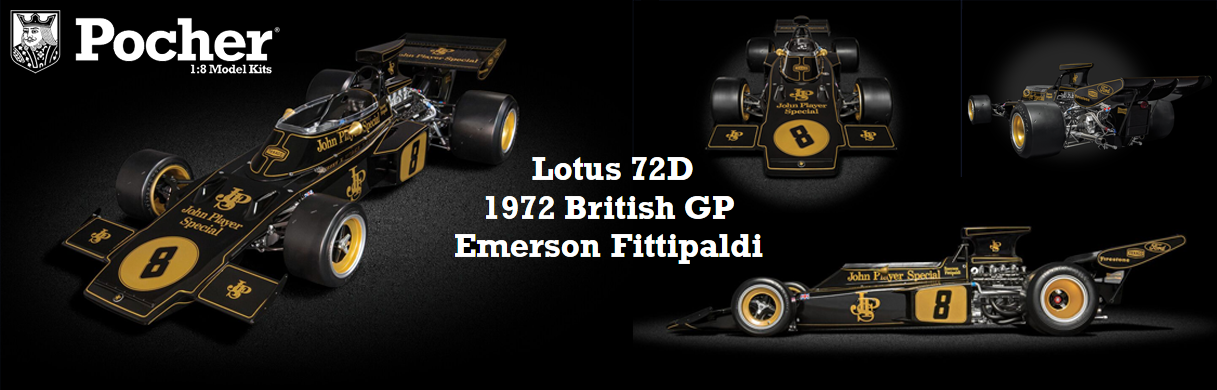 Pocher HK114 - Lotus 72D - 1972 British GP - Emerson Fittipaldi